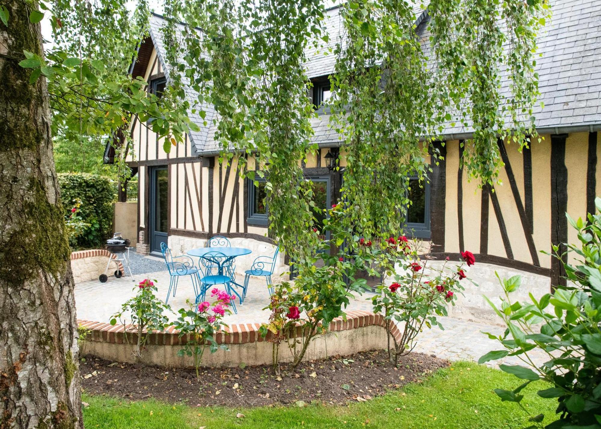 Вилла L'Aube Normande Villequier Экстерьер фото