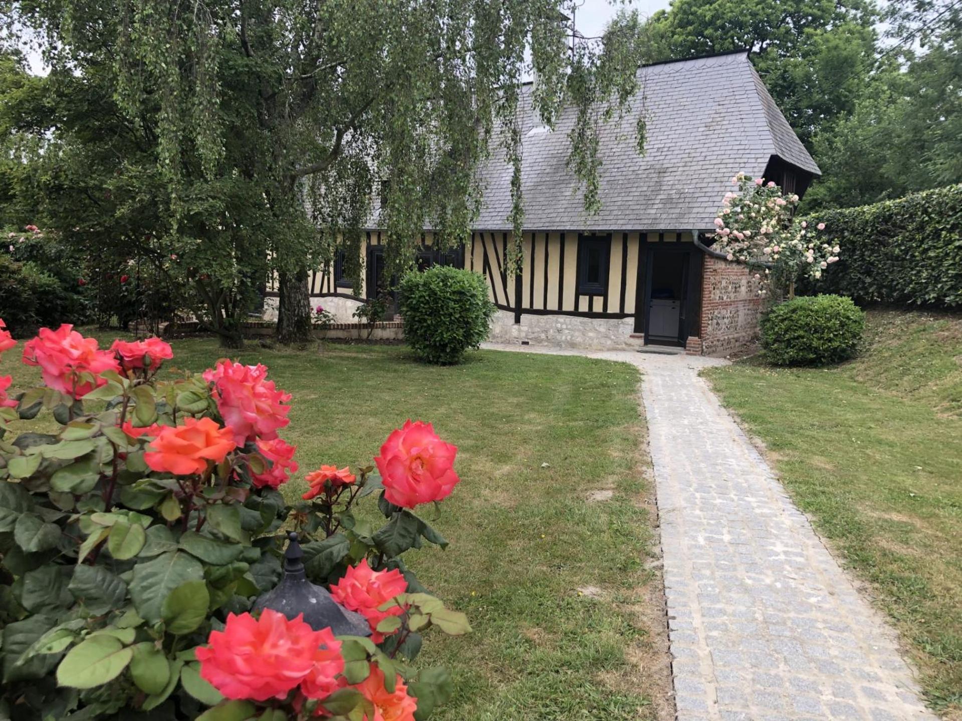 Вилла L'Aube Normande Villequier Экстерьер фото